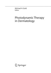 Photodynamic Therapy in Dermatology Cover Image