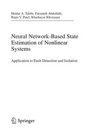 Neural Network-Based State Estimation of Nonlinear Systems Application to Fault Detection and Isolation  Cover Image