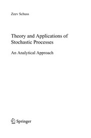 Theory and Applications of Stochastic Processes An Analytical Approach  Cover Image