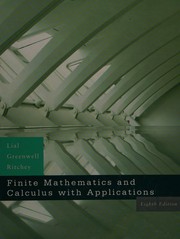 Finite mathematics and calculus with applications  Cover Image