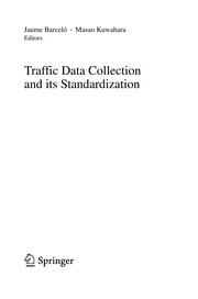 Traffic Data Collection and its Standardization Cover Image