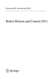 Robot Motion and Control 2011 Cover Image