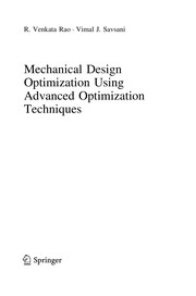 Mechanical Design Optimization Using Advanced Optimization Techniques Cover Image