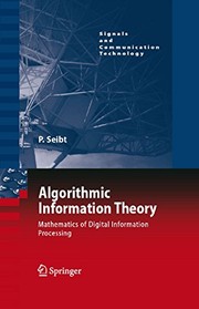 Algorithmic Information Theory Mathematics of Digital Information  Cover Image