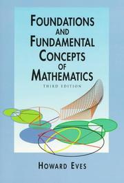 Foundations and fundamental concepts of mathematics  Cover Image