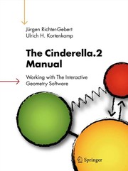 The Cinderella.2 Manual Working with The Interactive Geometry Software  Cover Image