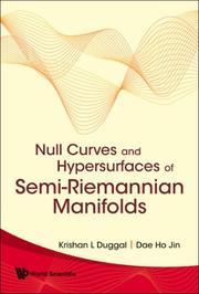 Null curves and hypersurfaces of semi-Riemannian manifolds  Cover Image