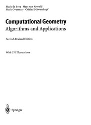 Computational geometry :   algorithms and applications /  Cover Image