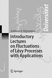 Introductory Lectures on Fluctuations of Lévy Processes with Applications Cover Image