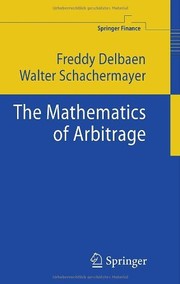 The Mathematics of Arbitrage Cover Image