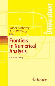Frontiers of Numerical Analysis Cover Image