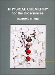 Physical chemistry for the biosciences  Cover Image