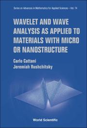 Wavelet and wave analysis as applied to materials with micro or nanostructure  Cover Image