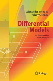 Differential Models An Introduction with Mathcad  Cover Image