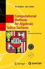 Computational Methods for Algebraic Spline Surfaces ESF Exploratory Workshop  Cover Image