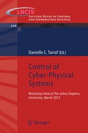 Control of Cyber-Physical Systems Workshop held at Johns Hopkins University, March 2013  Cover Image