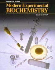 Modern Experimental Biochemistry  Cover Image