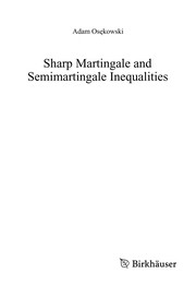 Sharp Martingale and Semimartingale Inequalities Cover Image