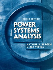 Power systems analysis /  Cover Image
