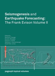 Seismogenesis and Earthquake Forecasting: The Frank Evison Volume II Cover Image