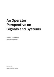 An Operator Perspective on Signals and Systems Cover Image