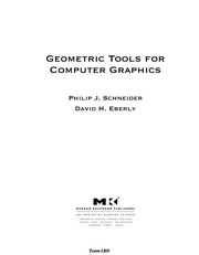 Geometric tools for computer graphics /  Cover Image