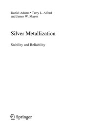 Silver Metallization Stability and Reliability  Cover Image