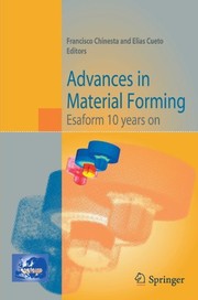 Advances in Material Forming Esaform 10 years on  Cover Image