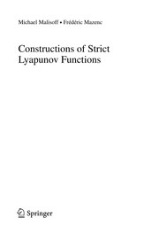 Constructions of Strict Lyapunov Functions Cover Image