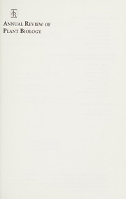 Annual review of plant biology /  Cover Image