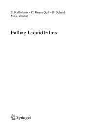 Falling Liquid Films Cover Image