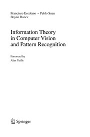 Information Theory in Computer Vision and Pattern Recognition Cover Image