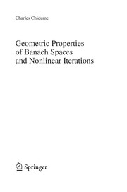 Geometric Properties of Banach Spaces and Nonlinear Iterations Cover Image