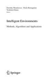 Intelligent Environments Methods, Algorithms and Applications  Cover Image