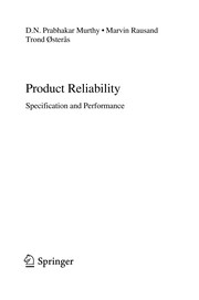 Product Reliability Specification and Performance  Cover Image