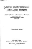 Analysis and synthesis of time delay systems  Cover Image