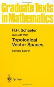 Topological vector spaces Cover Image