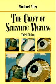 The craft of scientific writing  Cover Image