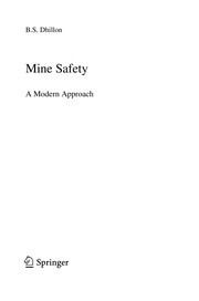 Mine Safety A Modern Approach  Cover Image