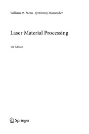 Laser Material Processing Cover Image