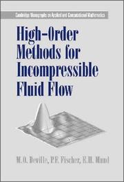 High-order methods for incompressible fluid flow  Cover Image