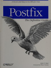 Postfix : the definitive guide  Cover Image