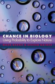 Chance in biology :  using probability to explore nature /  Cover Image