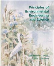 Principles of environmental engineering and science  Cover Image