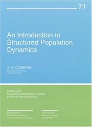 An Introduction to structured population dynamic  Cover Image