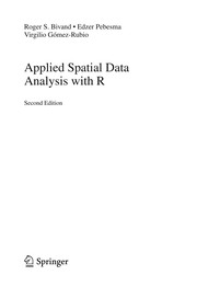 Applied Spatial Data Analysis with R Cover Image