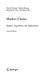 Markov Chains Models, Algorithms and Applications  Cover Image