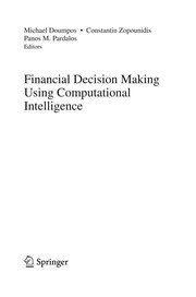 Financial Decision Making Using Computational Intelligence Cover Image