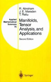 Manifolds, tensor analysis, and applications  Cover Image