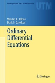 Ordinary Differential Equations Cover Image
